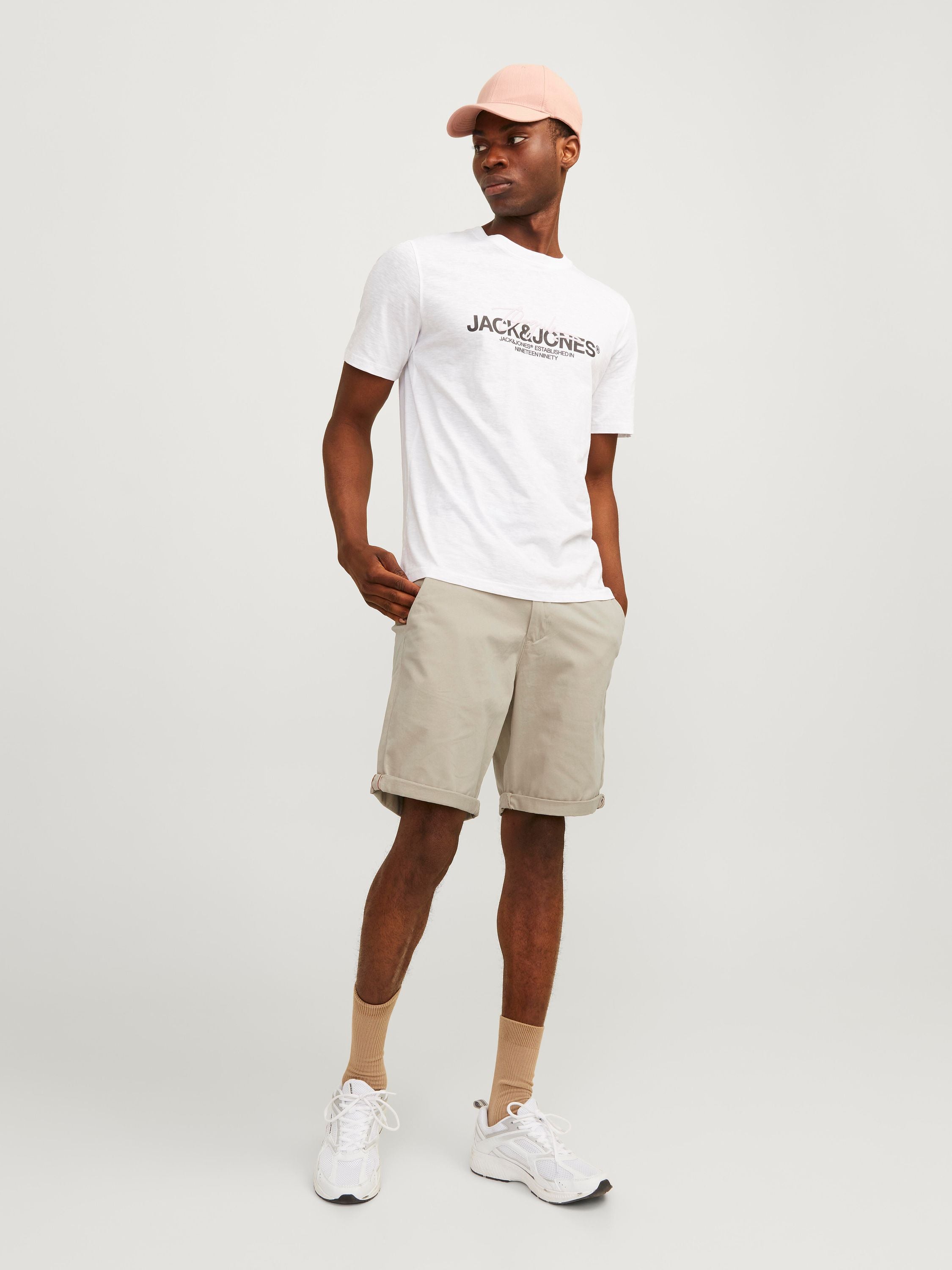 Chinoshorts SOLID Regular Fit - Crockery - Beige