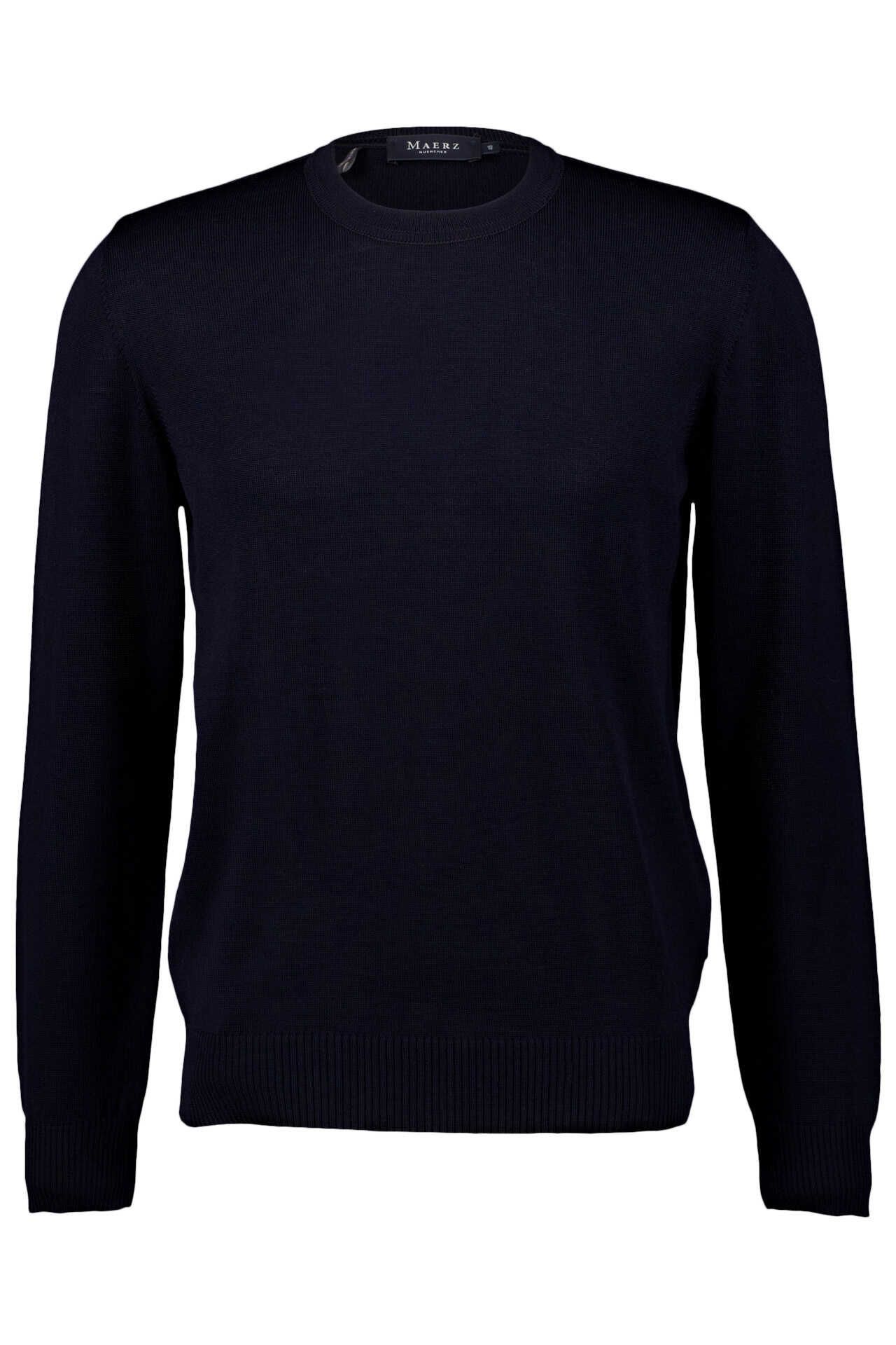 PULLOVER RUNDHALS 1/1 ARM, NAVY