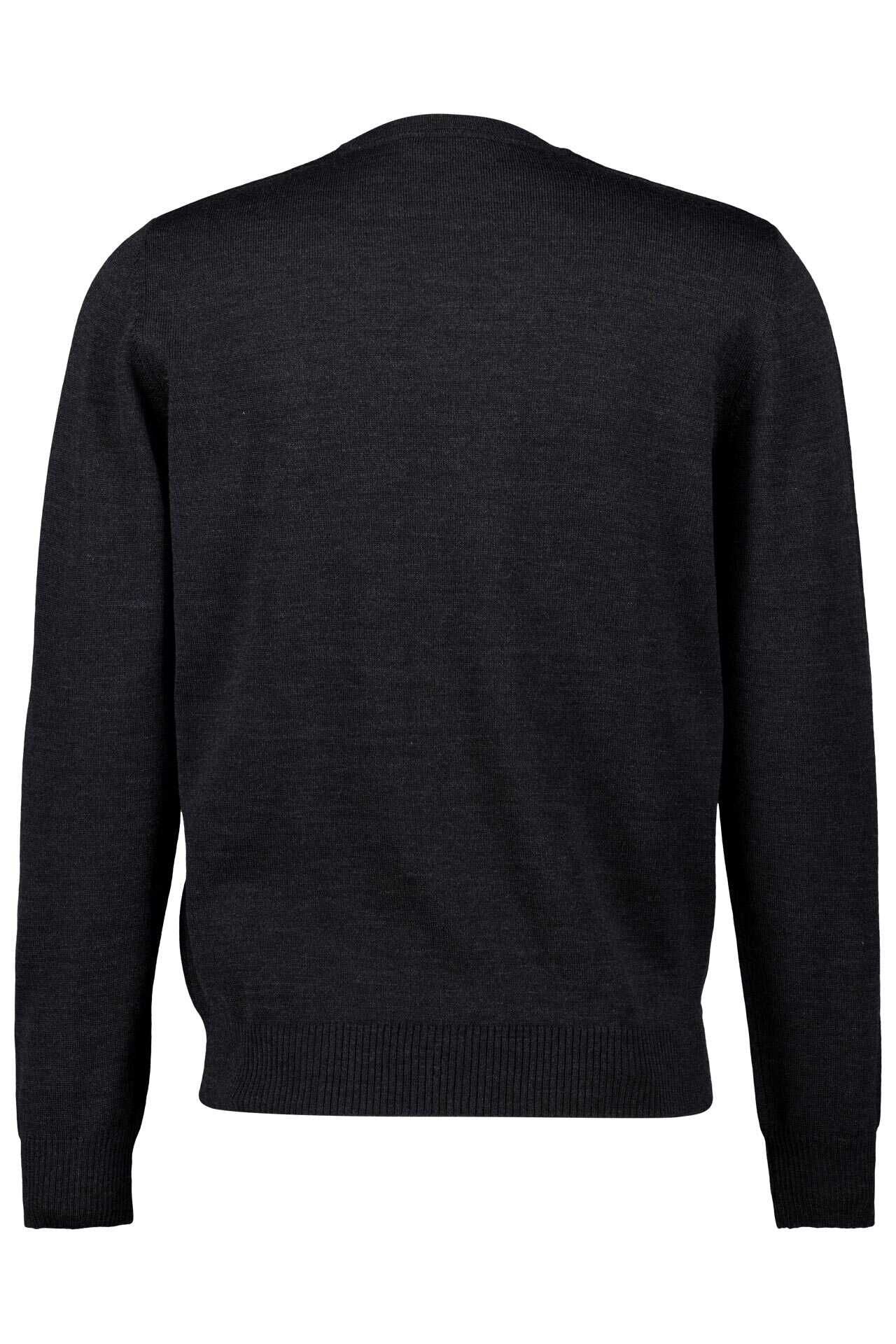 PULLOVER RUNDHALS 1/1 ARM, ANTHRAZIT