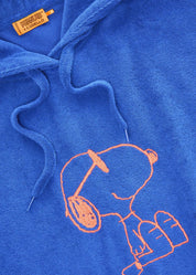 Frottee-Strandponcho mit Snoopy-Stickerei