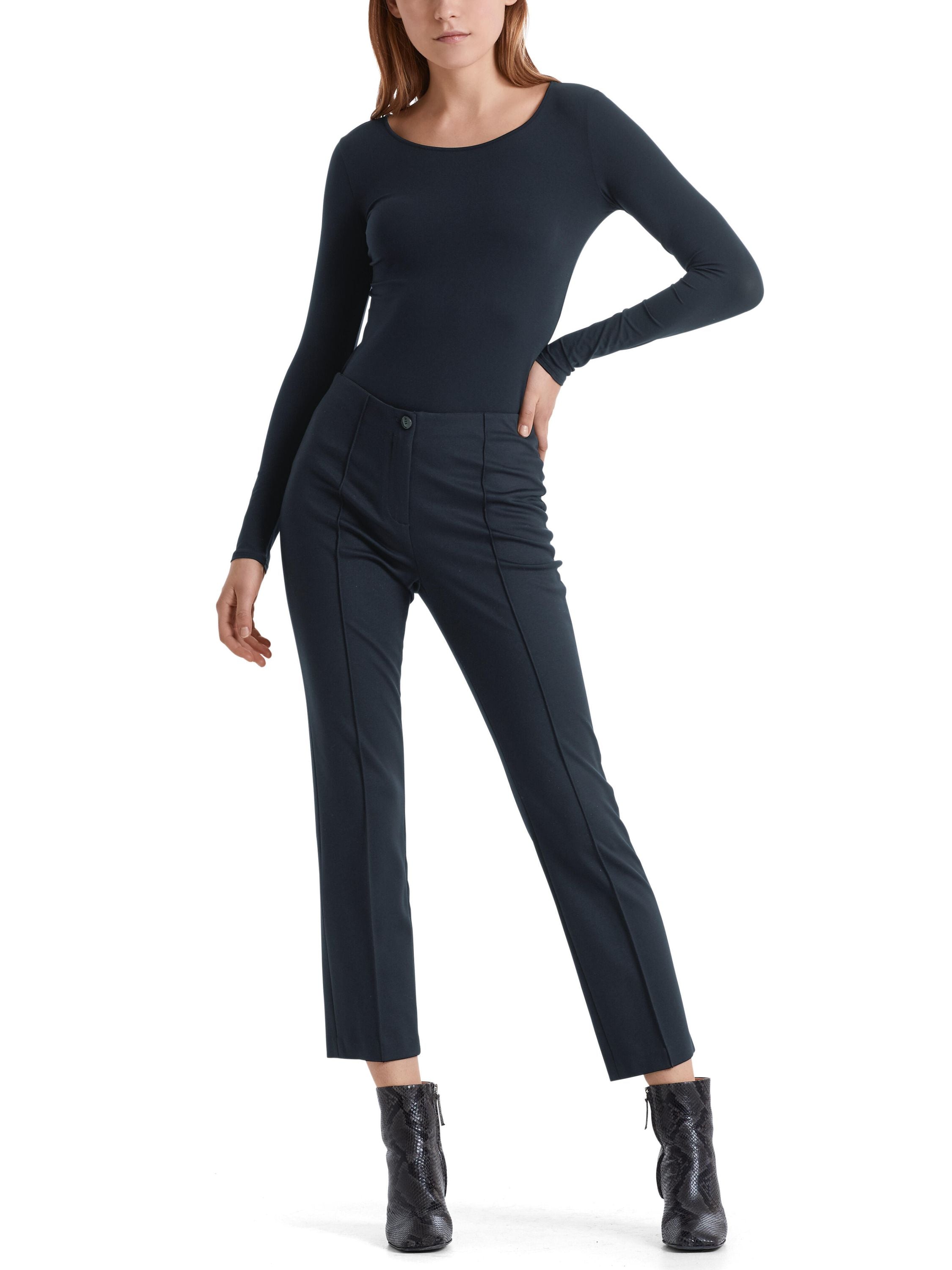 Langarmshirt aus dezent transparentem Material