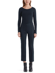 Langarmshirt aus dezent transparentem Material