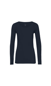 Langarmshirt aus dezent transparentem Material