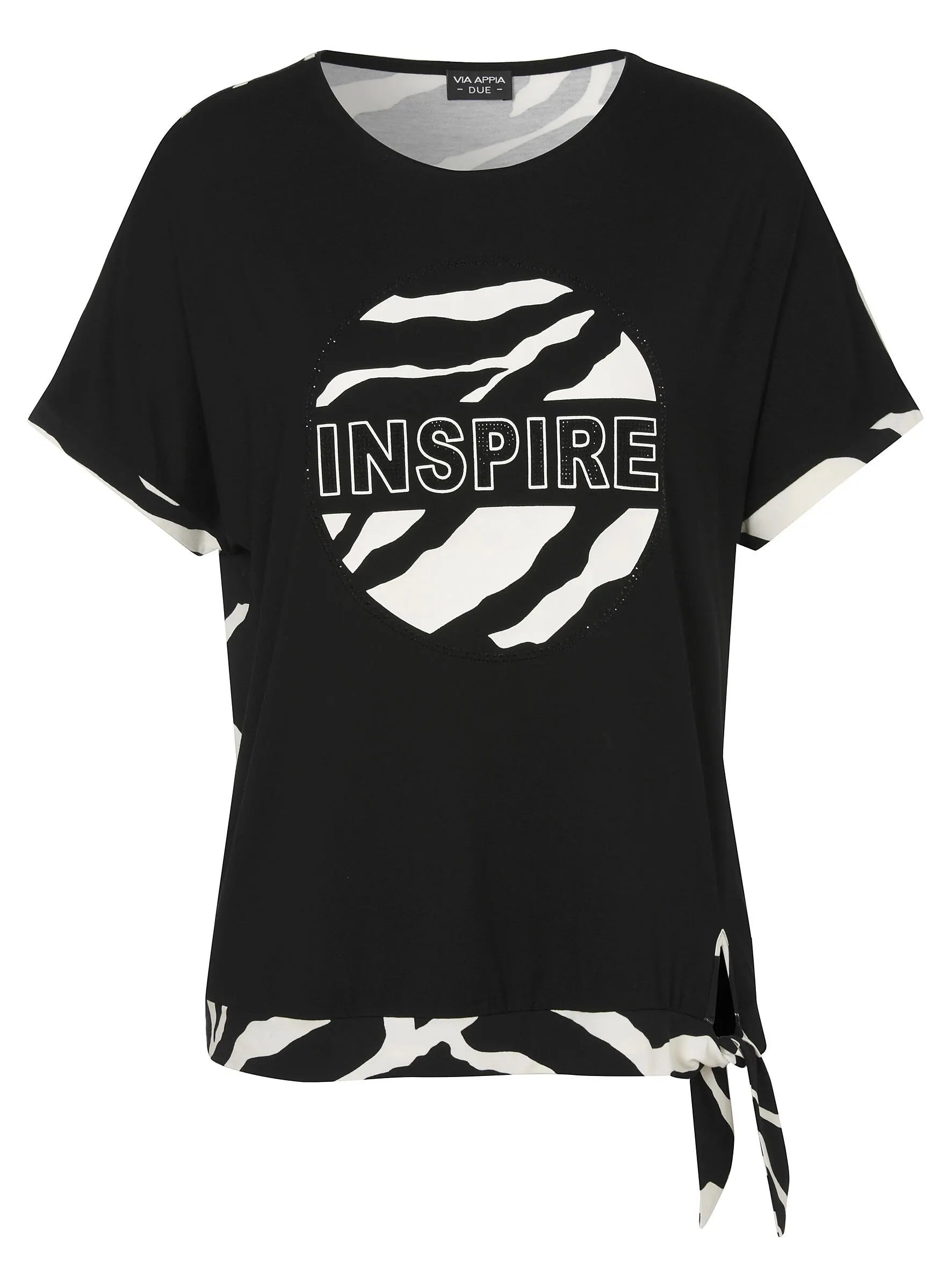 T-Shirt aus Viskose