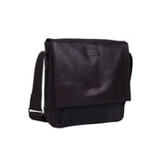 Schultertasche aus Leder