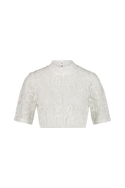 Dirndlbluse mit Stehkragen