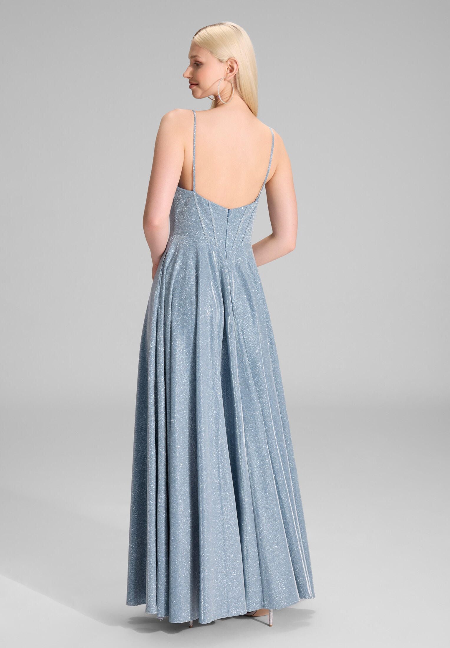 Abendkleid Maxi mit Drapierung