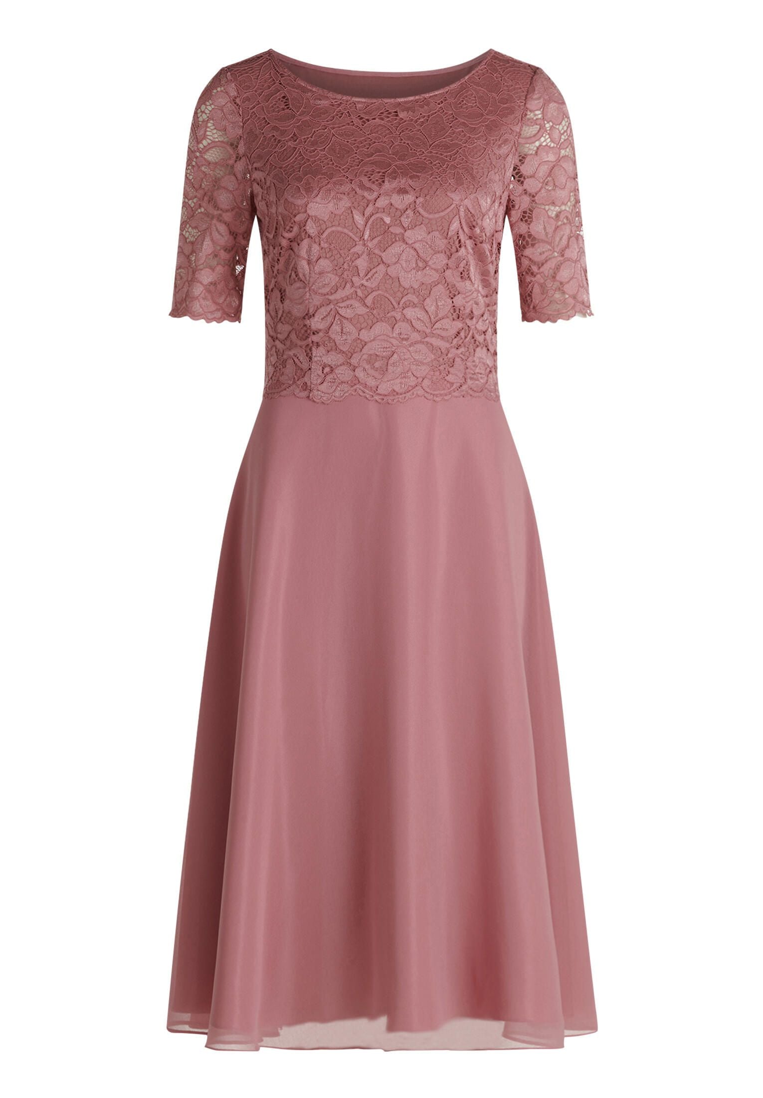 Cocktailkleid mit Spitzenstickerei