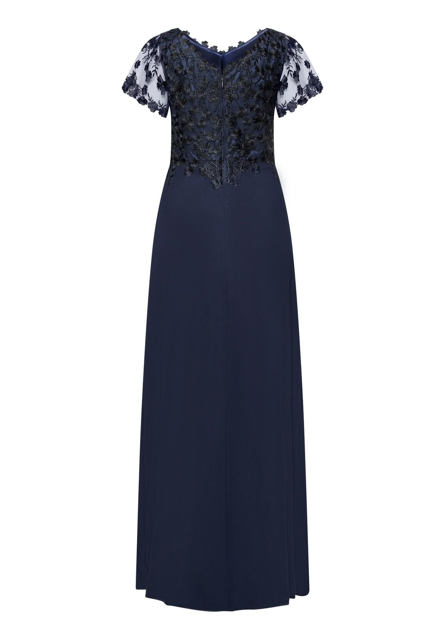 Abendkleid mit Spitzenstickerei