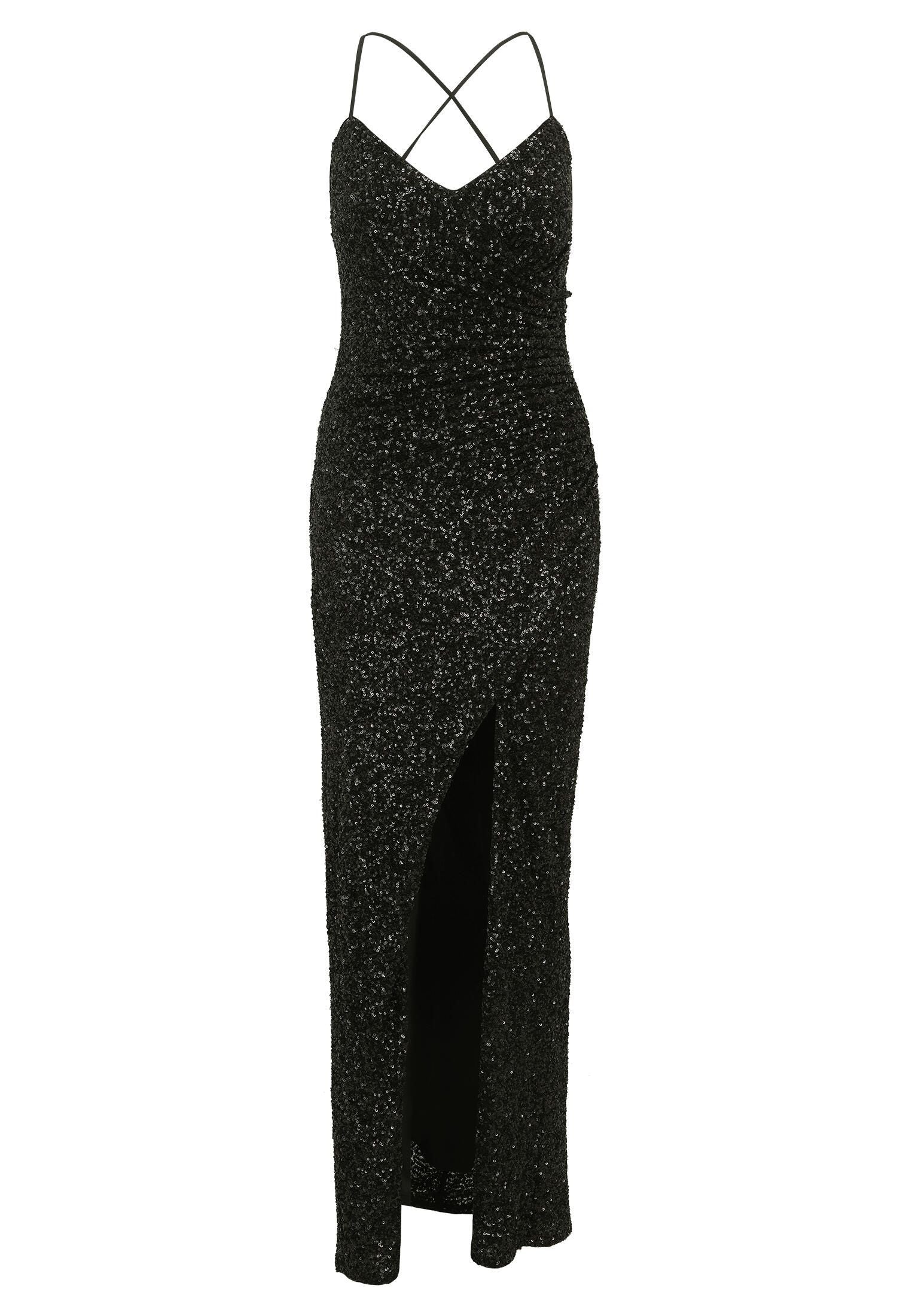 Abendkleid mit Pailletten