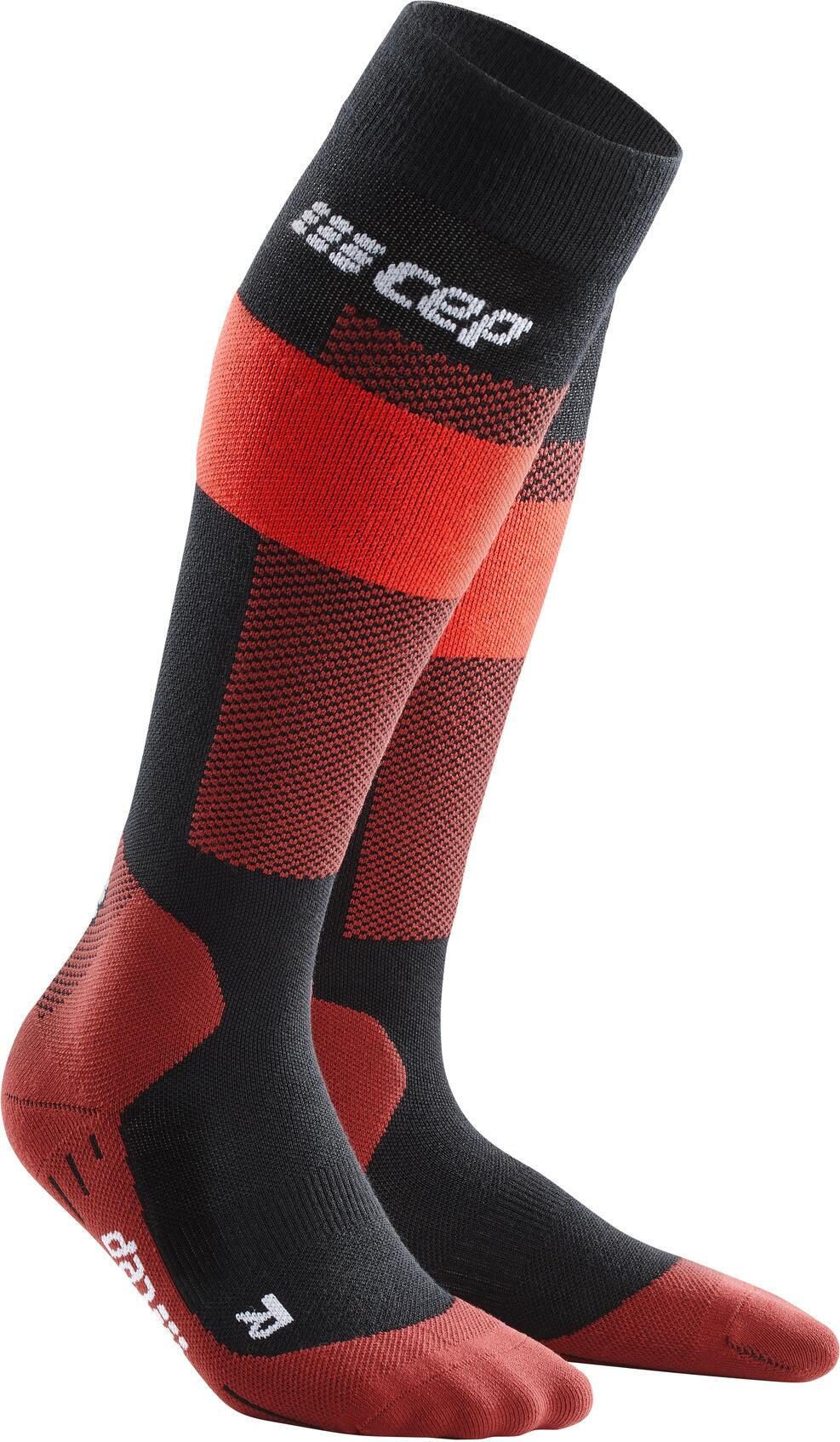 Merino Kompressionssocken Skiing