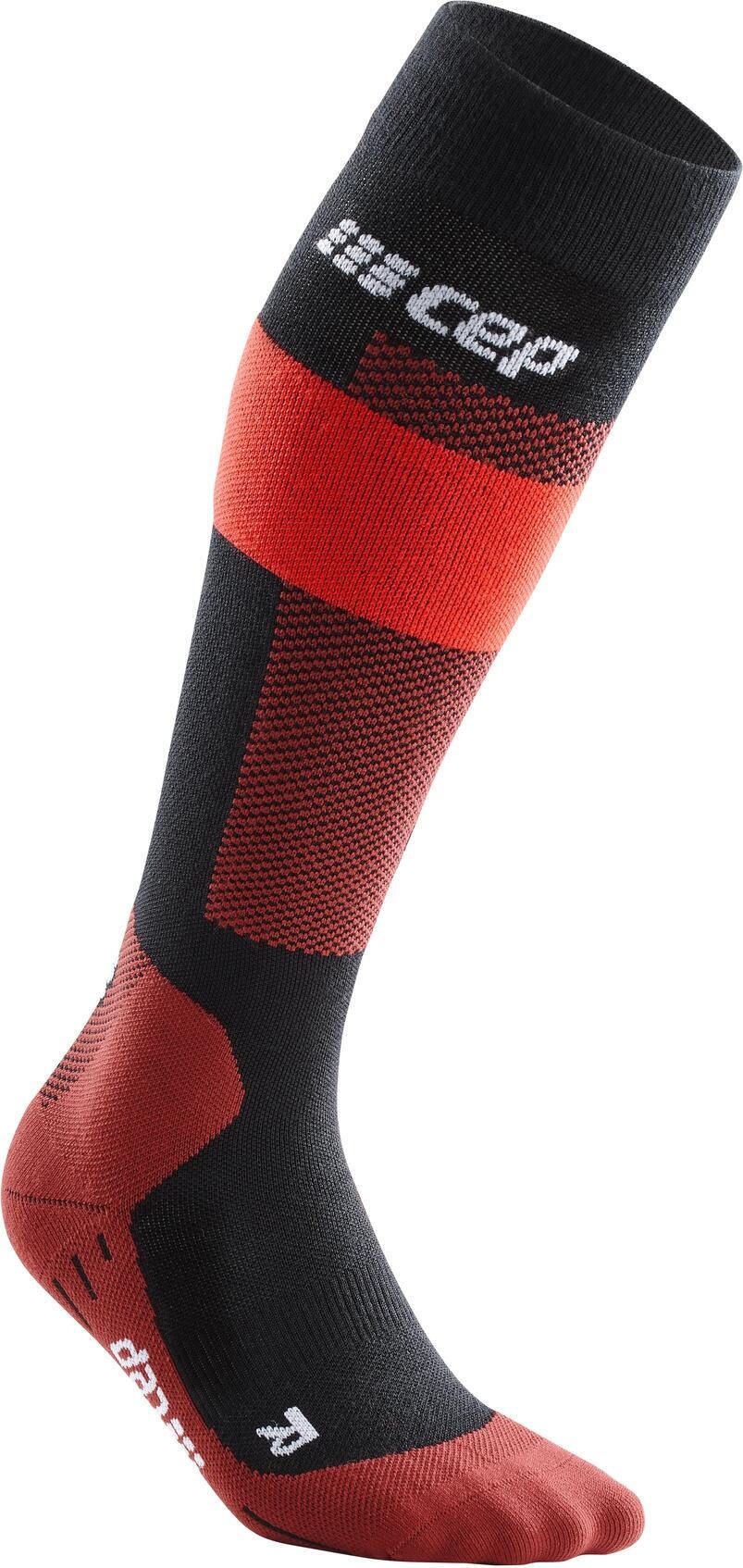 Merino Kompressionssocken Skiing