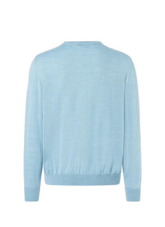 Pullover Rundhals 1/1 Arm, Ocean Aqua