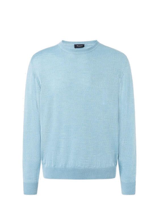 Pullover Rundhals 1/1 Arm, Ocean Aqua