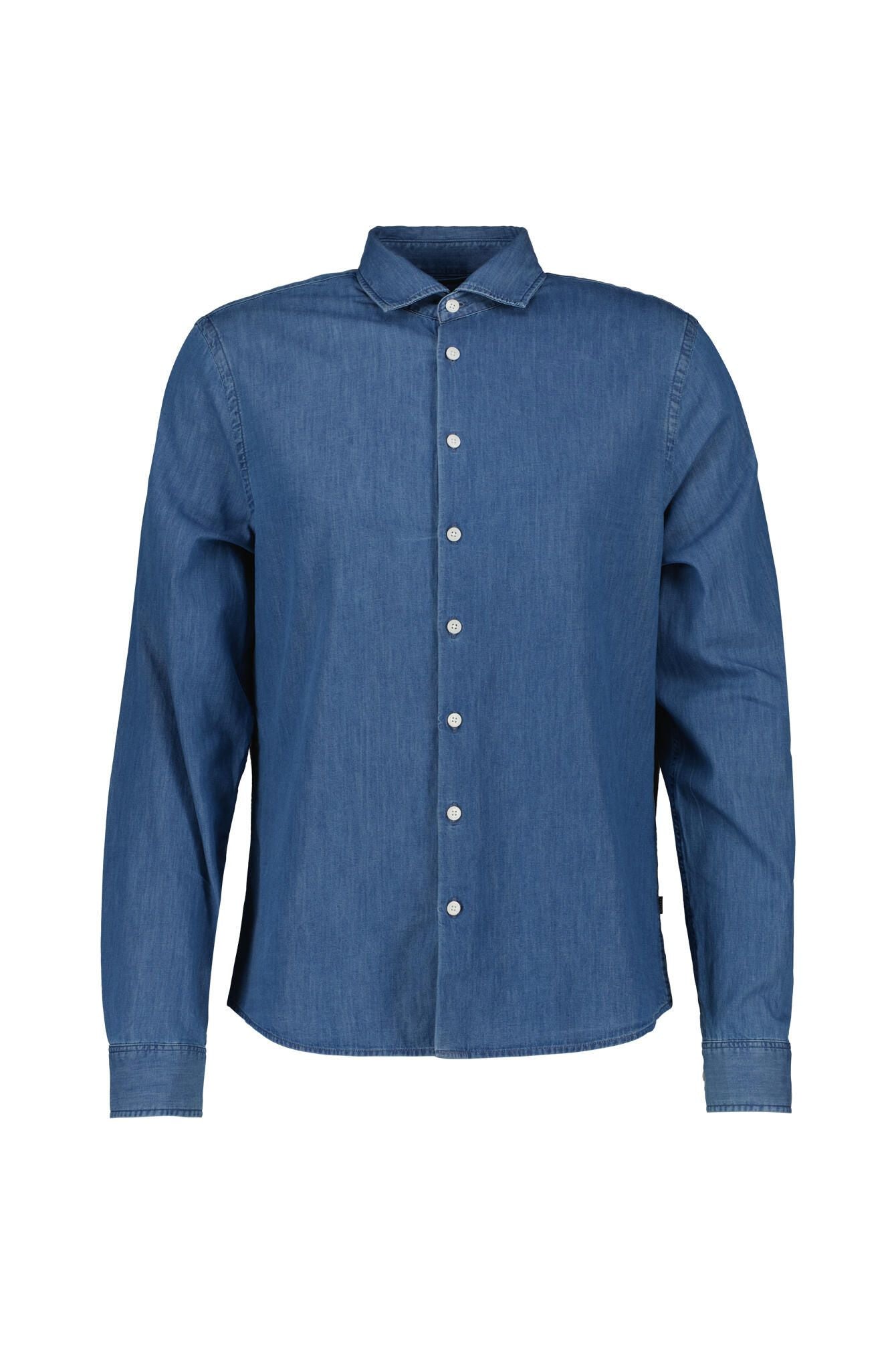 Hemd Regular Fit in Denim Optik
