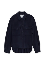 Übergangsjacke aus Schurwollmix