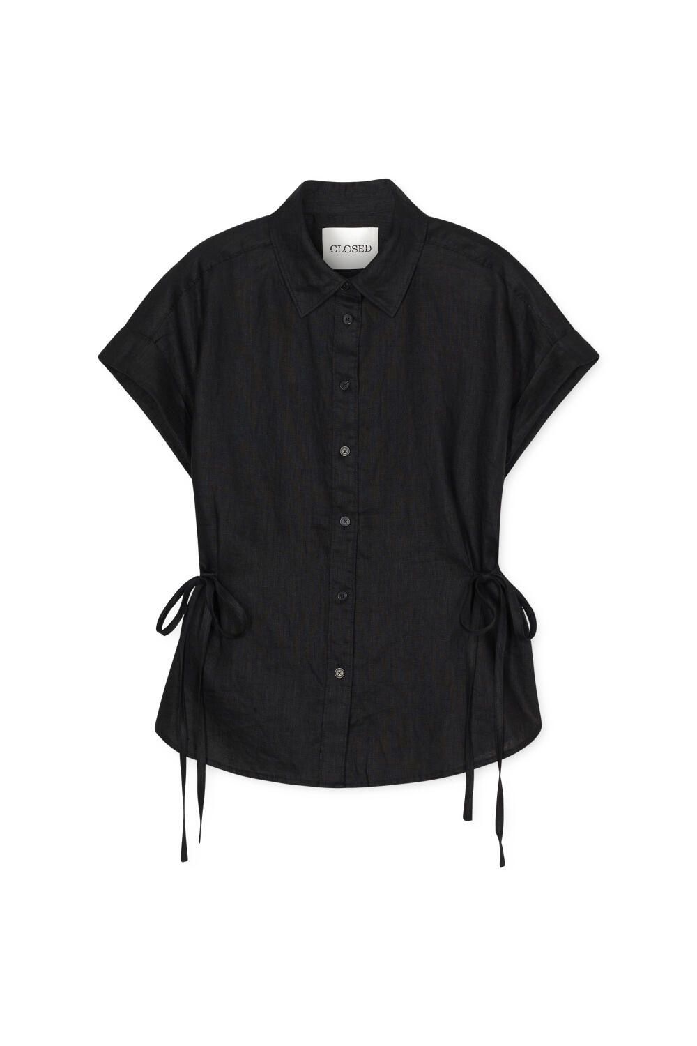 Bluse aus Leinenmix