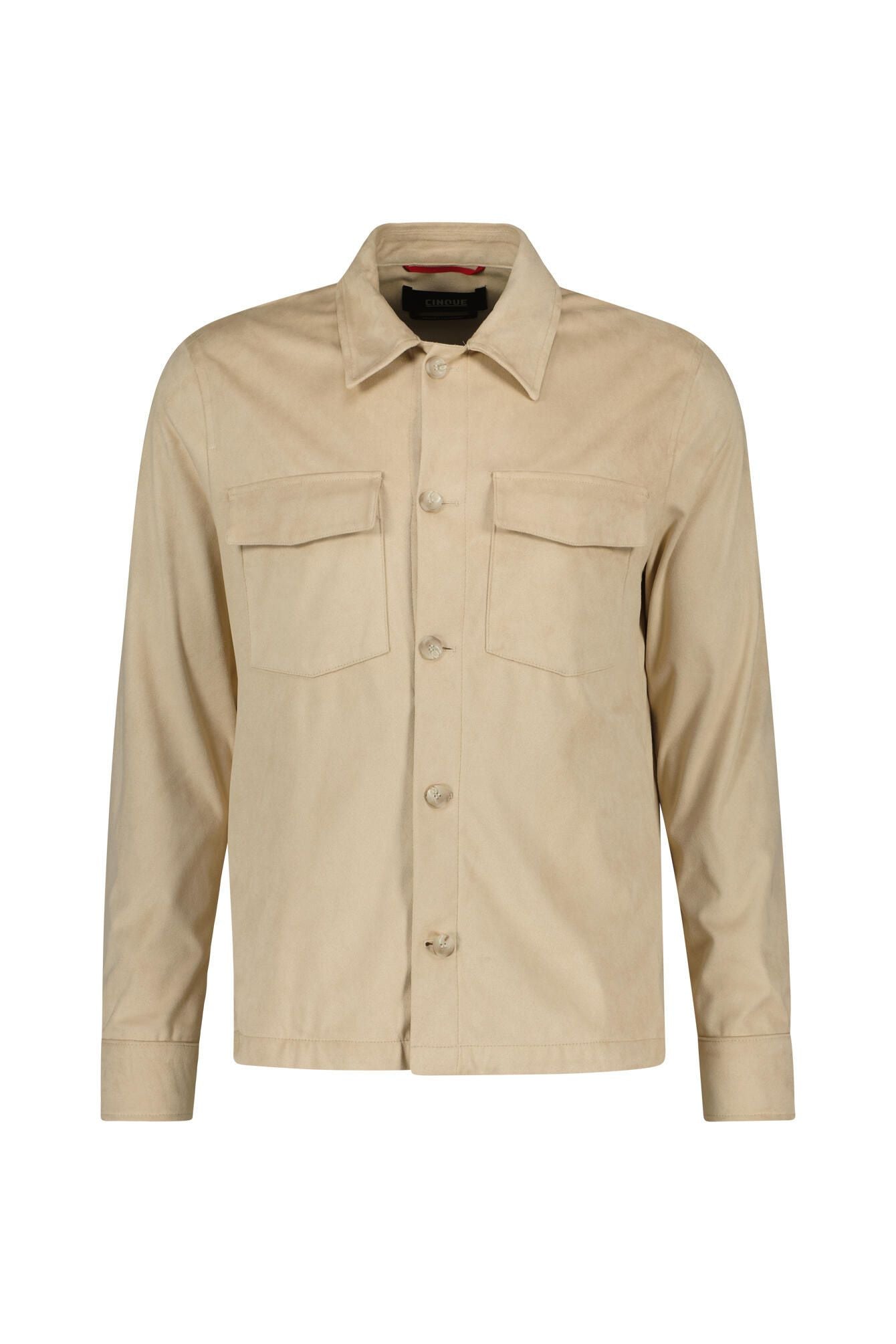 Overshirt CIMULTI Fake-Veloursleder