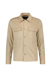 Overshirt CIMULTI Fake-Veloursleder