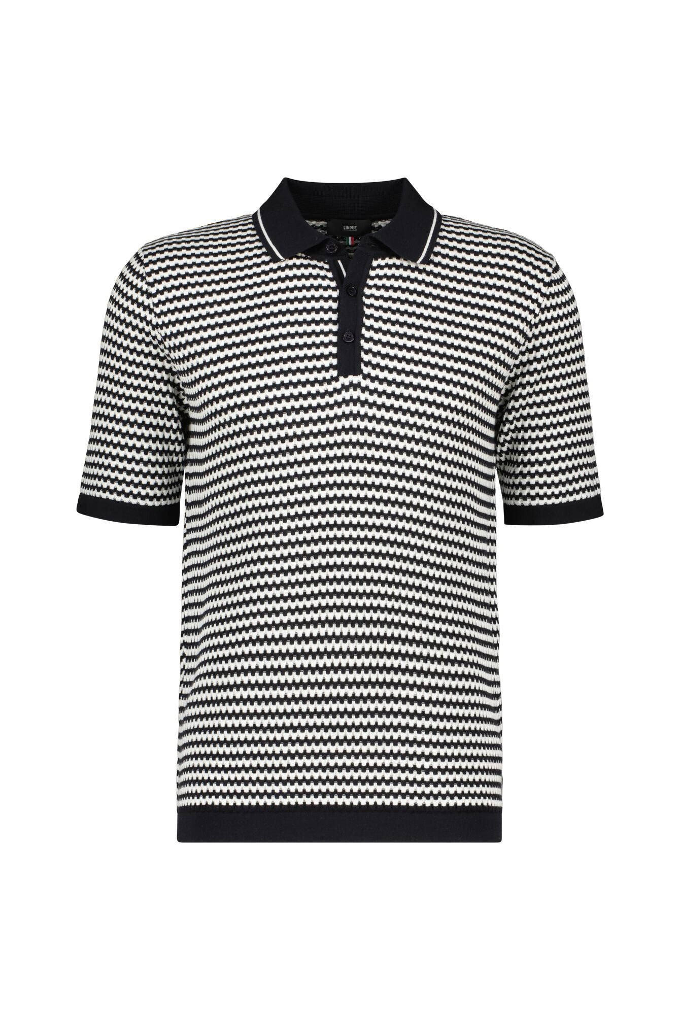 Strickpoloshirt CIFLAVIEN aus Baumwollmix