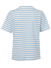 T-Shirt gestreift aus Baumwolle