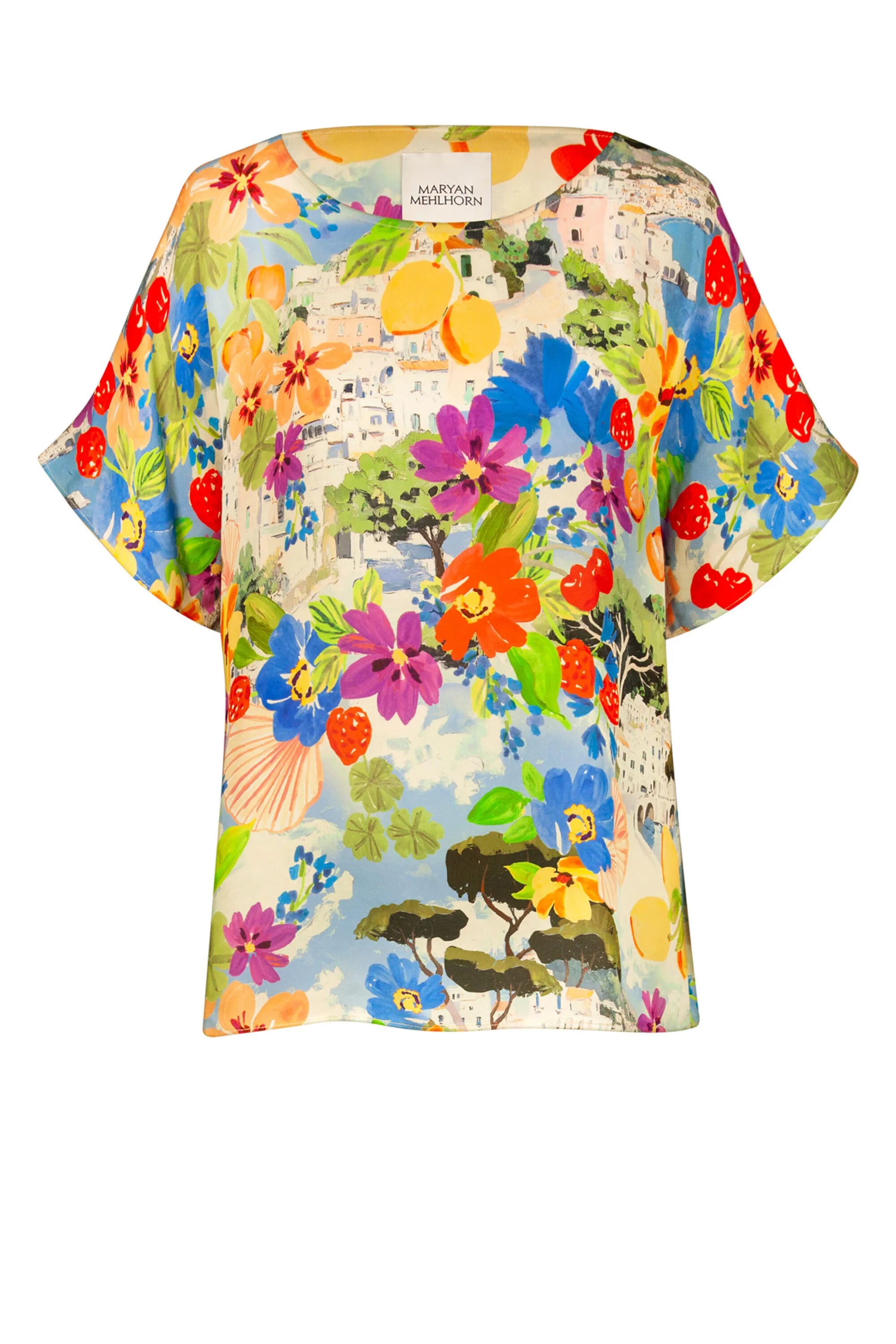 Bluse aus Seide