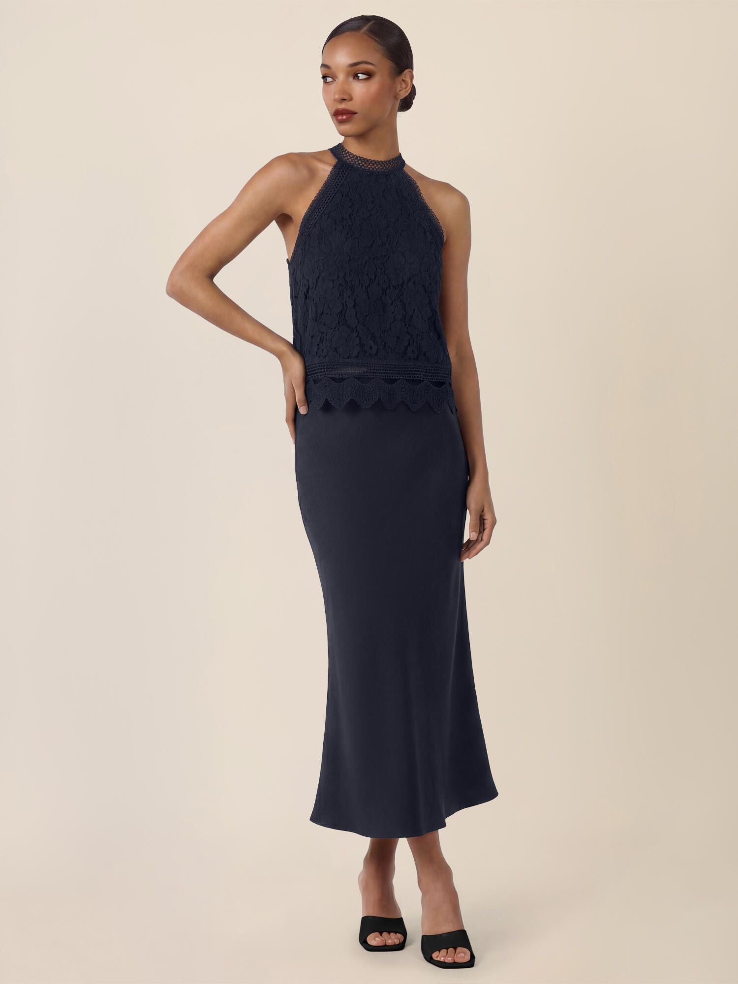 Satinrock Midi