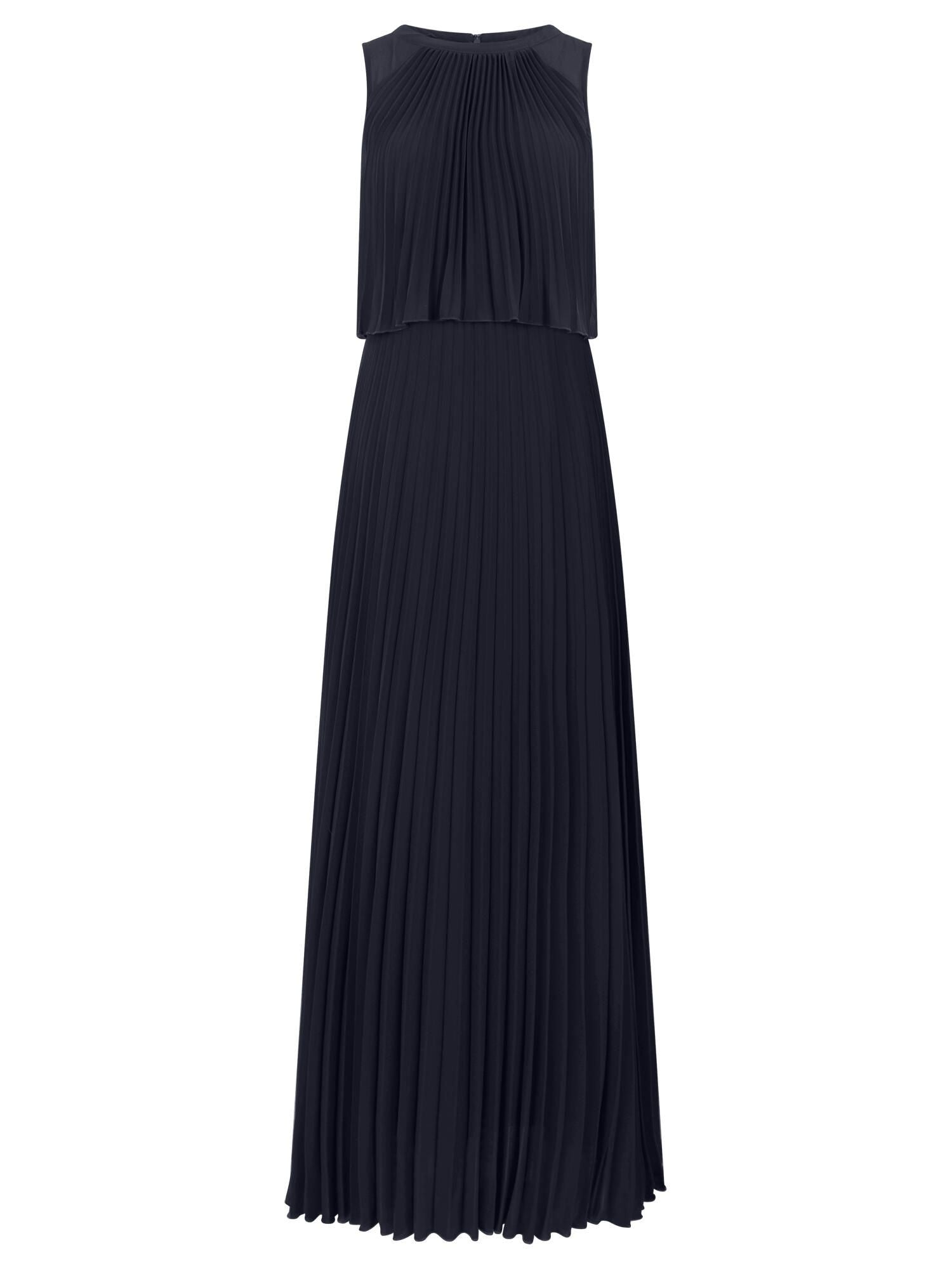 Plisseekleid Maxi aus Chiffon