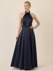 Neckholderkleid Maxi