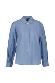 Bluse gestreift mit Backprint