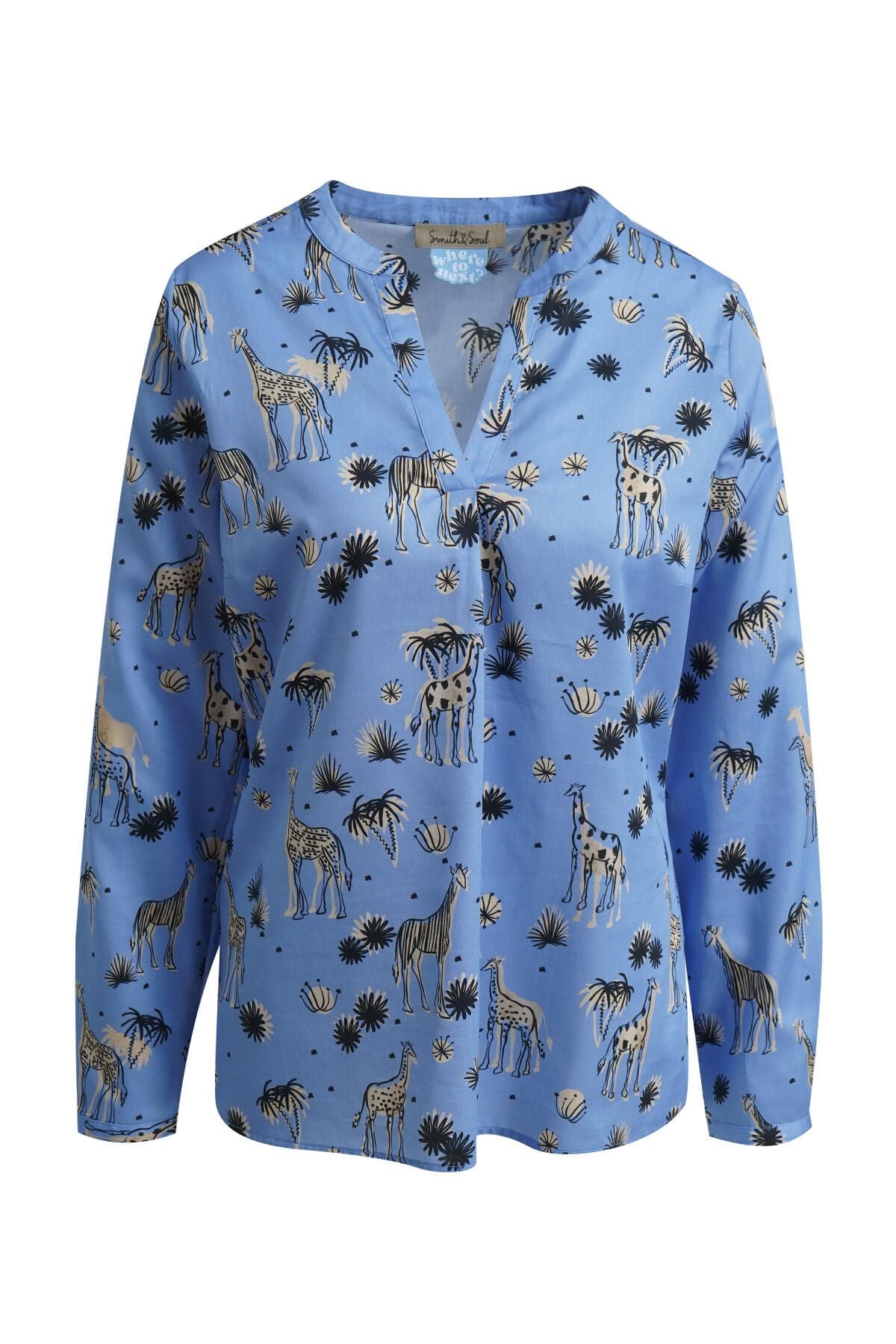 Bluse VINCE aus Baumwolle