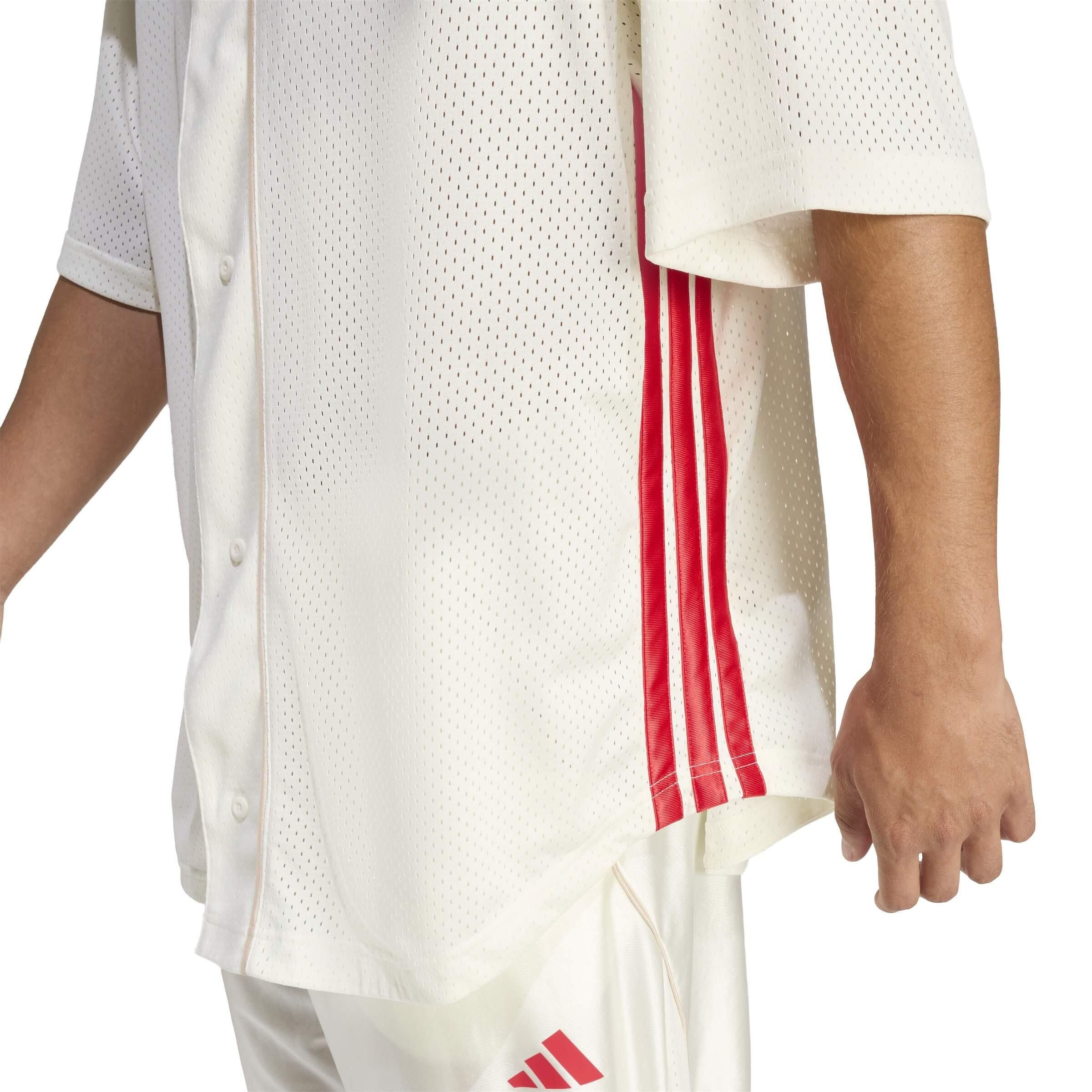 Baseballshirt mit Mesh