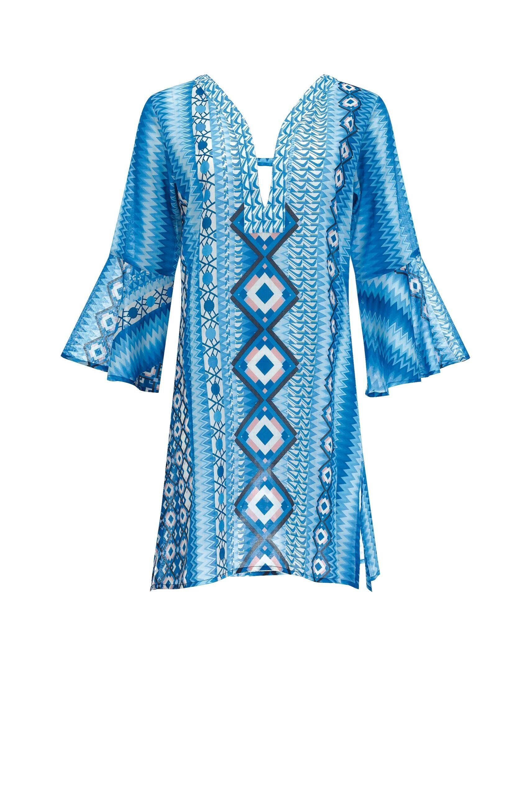 Standkleid Mini aus Baumwolle
