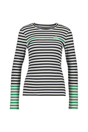 Langarmshirt aus Rippstrick