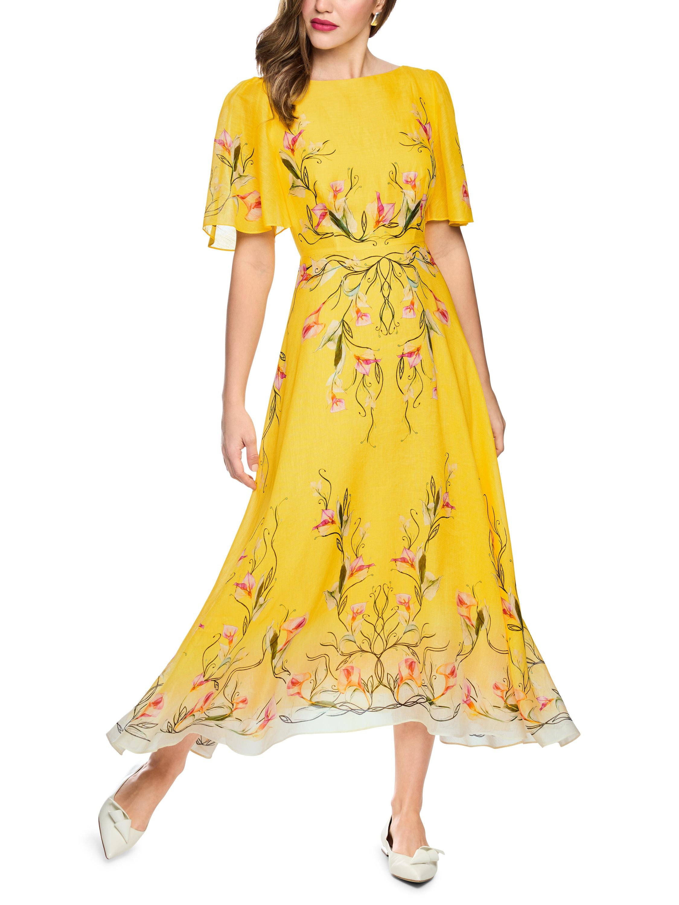 Sommerkleid Maxi aus Leinenmix