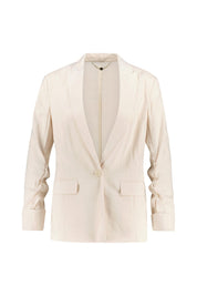 Blazer aus Leinenmix