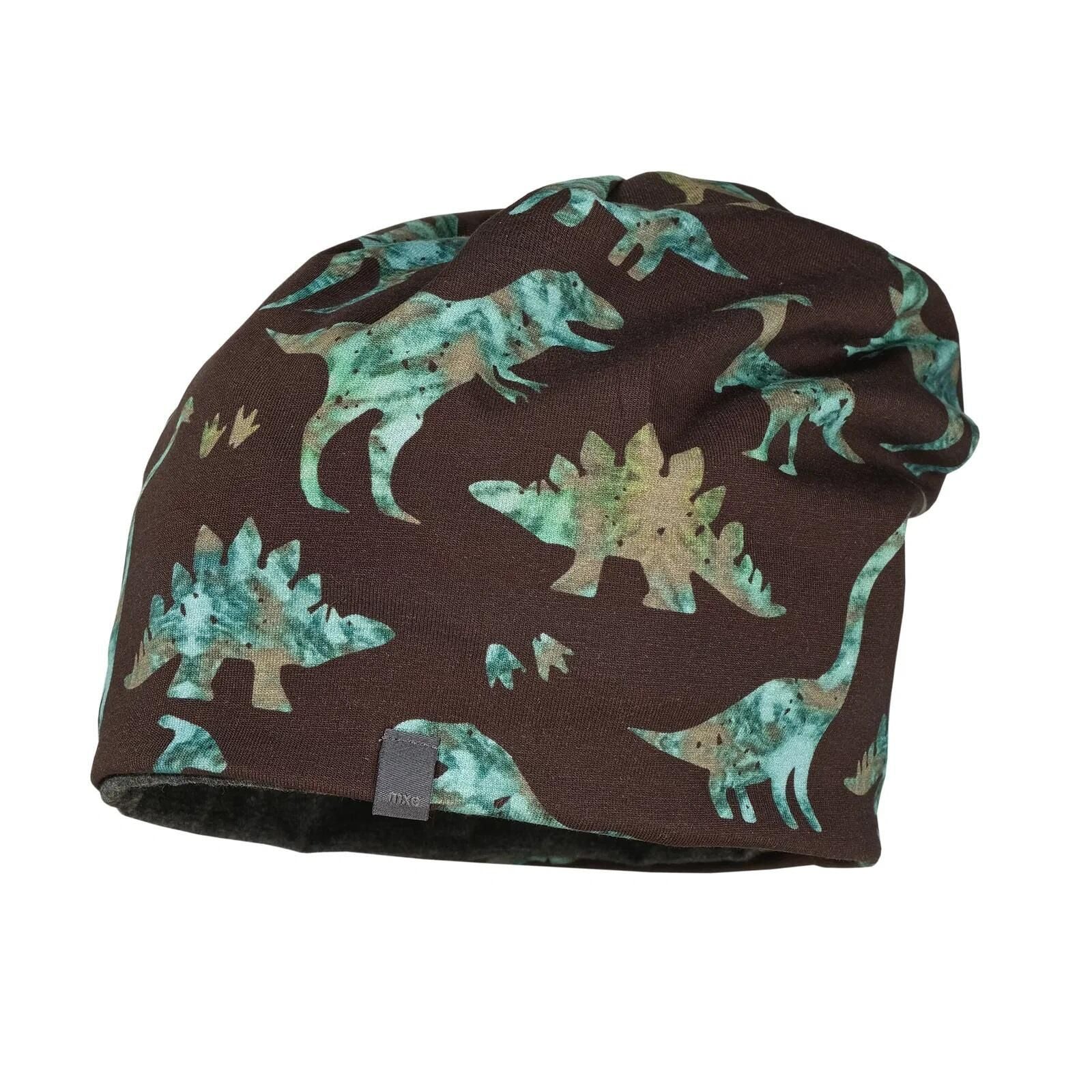Beanie mit Allover-Print