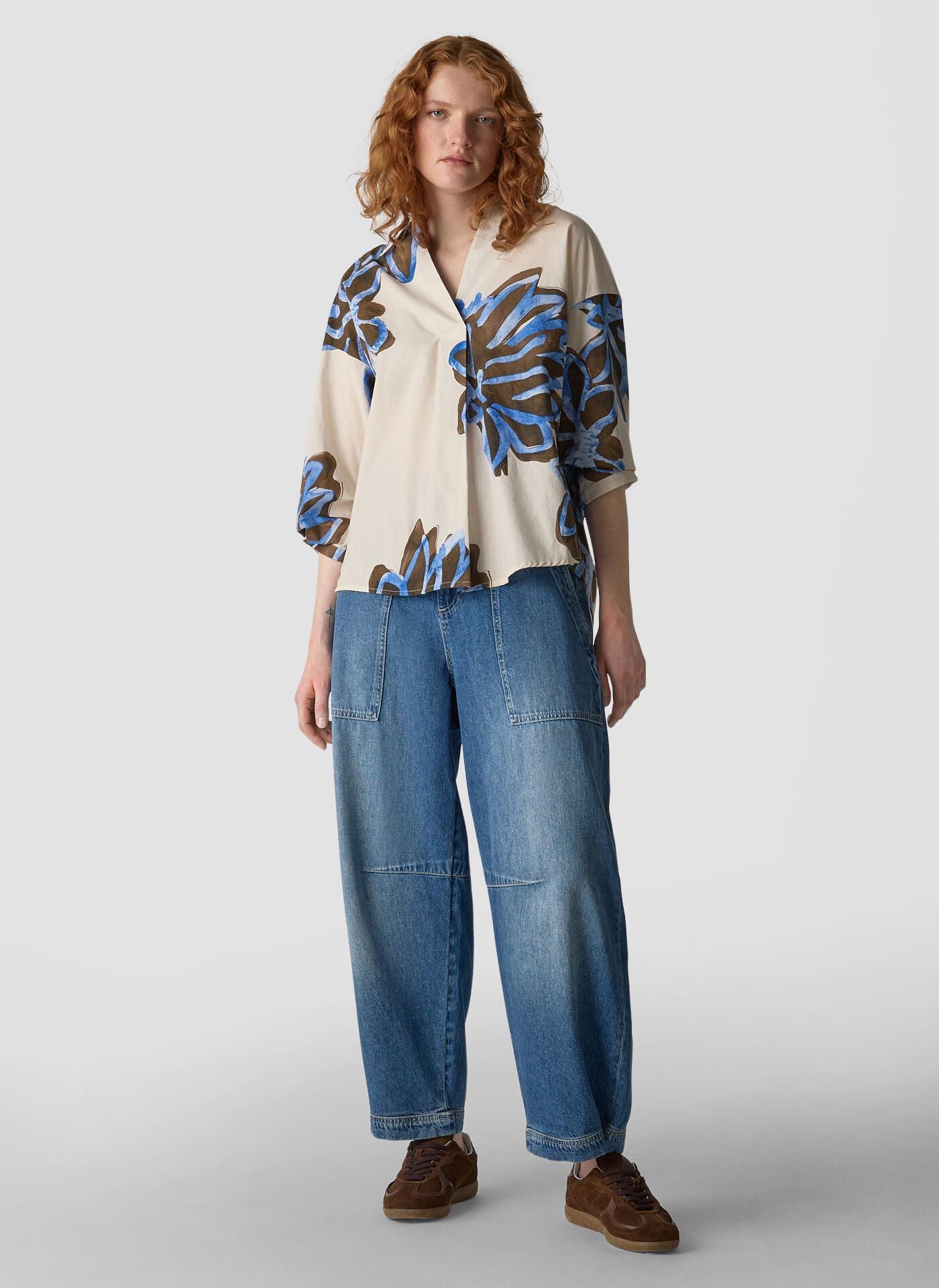 Bluse aus Baumwolle