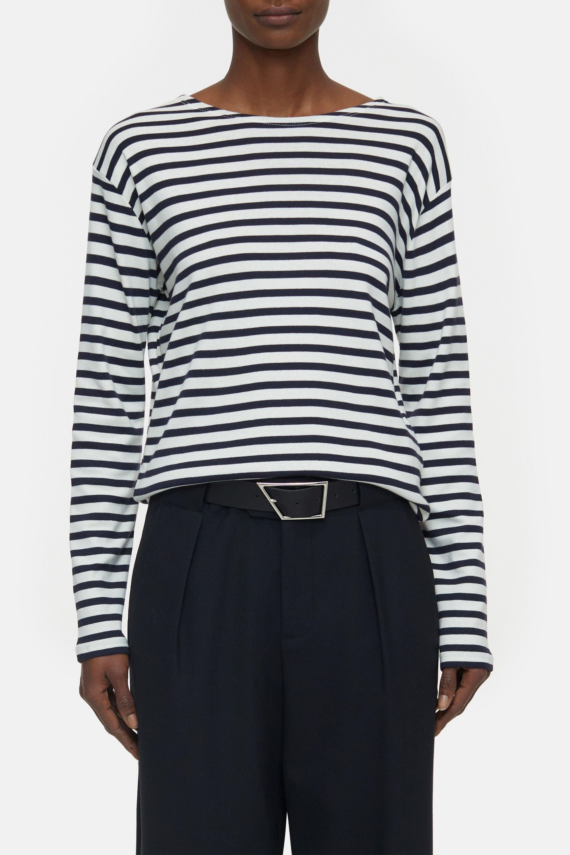 Gestreiftes Langarmshirt