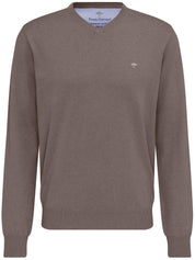 Strickpullover mit V-Ausschnitt