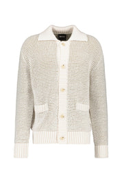 Strickjacke aus Schurwollmix