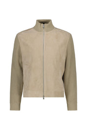 Lederjacke MAVEN mit Strickärmeln