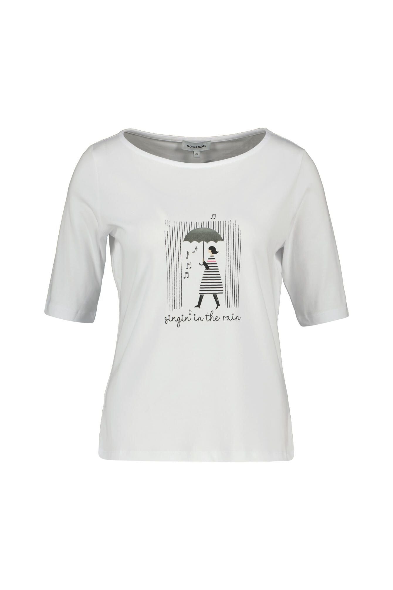 T-Shirt aus Baumwollmix