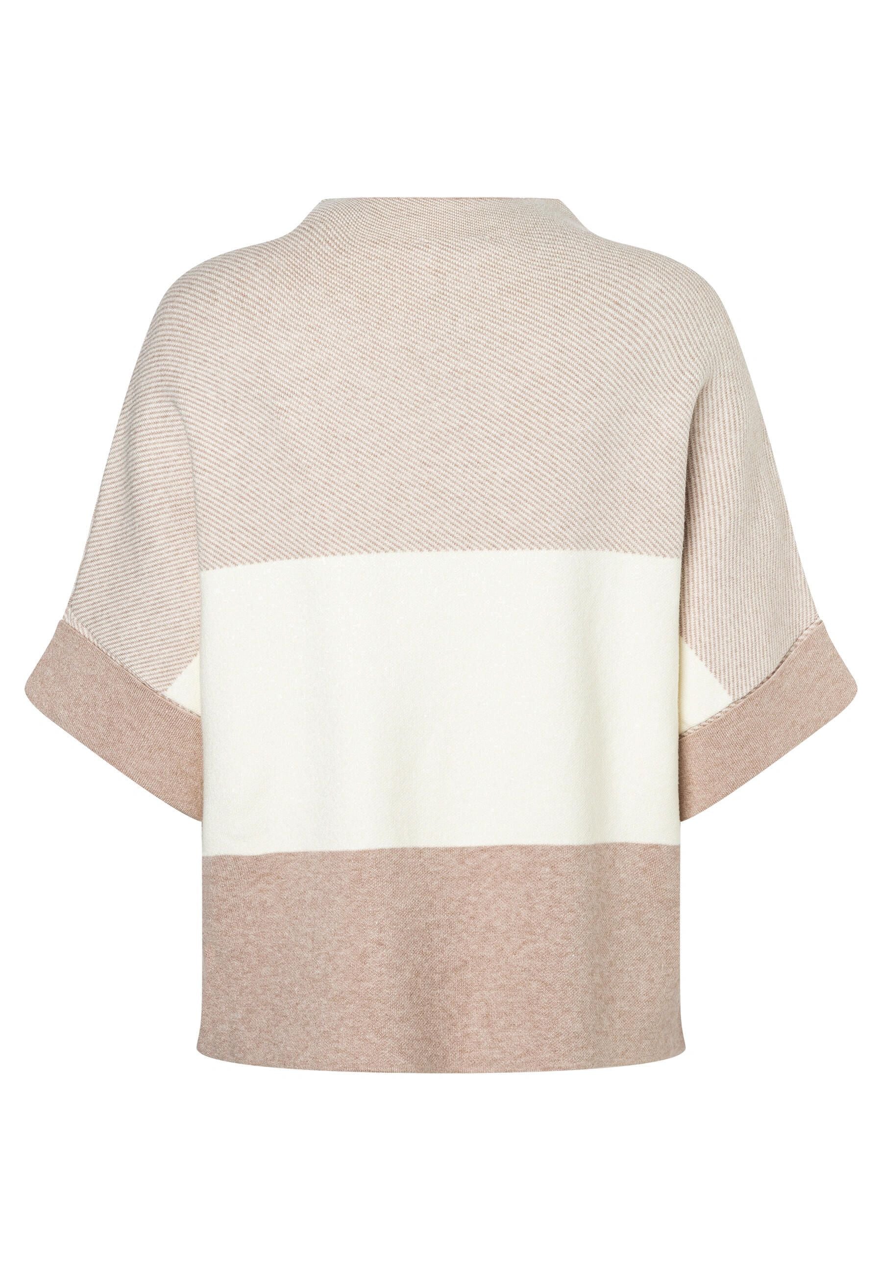 Strick-T-Shirt aus Viskosemix