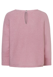 Strickpullover mit U-Boot-Ausschnitt