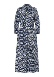 Hemdblusenkleid Maxi aus Baumwolle
