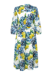 Hemdblusenkleid Midi aus Baumwolle