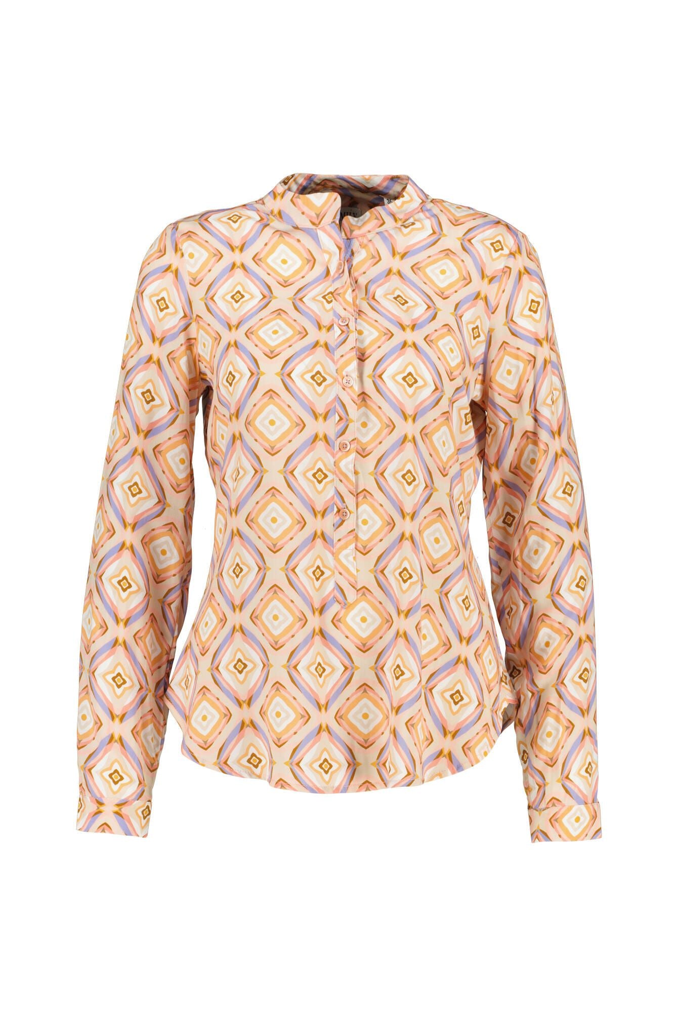 Bluse gemustert aus Viskose