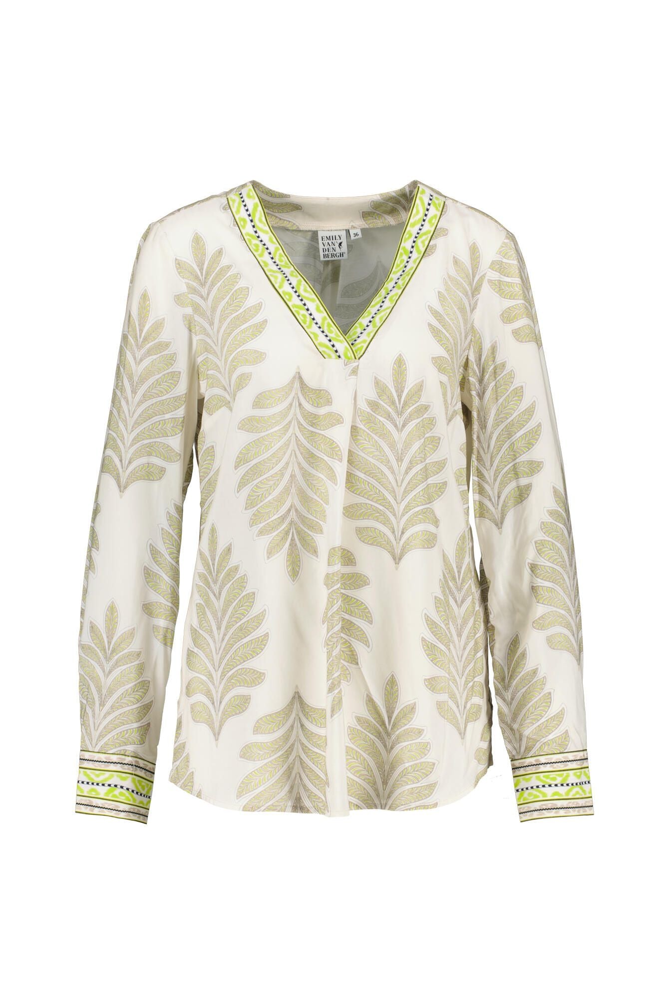Bluse floral aus Viskose