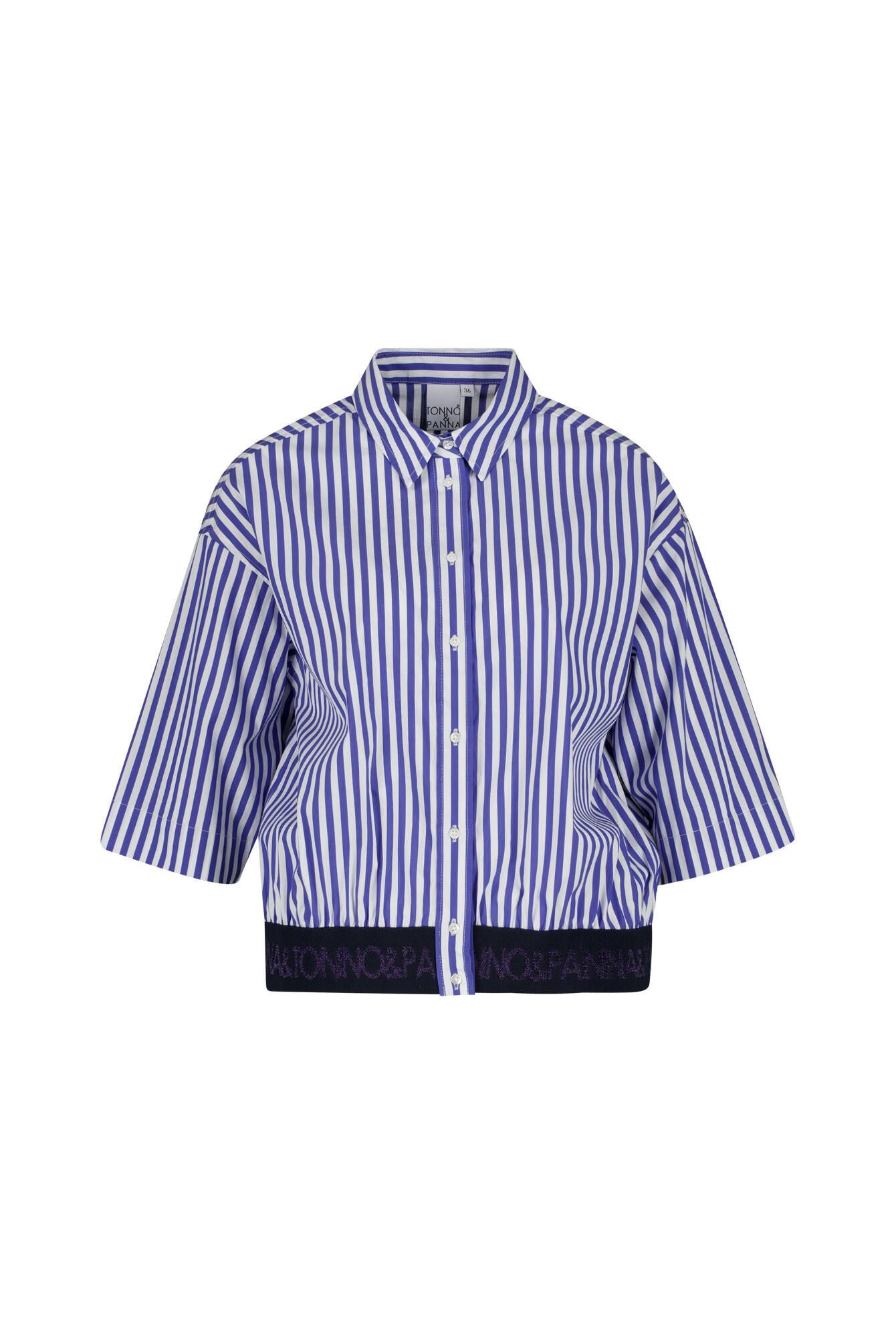 Bluse aus Baumwollmix